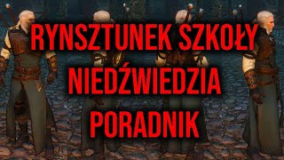 Wiedźmin 3  Poradnik  Jak zdobyć cały rynsztunek szkoły niedźwiedzia [upl. by Eduard]