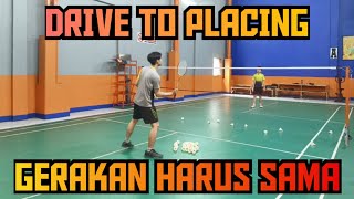 Drive amp Placing Bisa jadi Tipuan Lawan Bingung Tebak Arah Bola [upl. by Eatnod579]