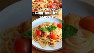 Making the Viral Lobster Bisque Pasta from Trader Joe’s 🦞 pasta traderjoes valentinesday [upl. by Monto]