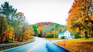 Driving in rain from Moultonborough to Plymouth New Hampshire USA [upl. by Ainej453]