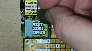 Quick reveal on Moneybag Crossword ticket 26 Pennsylvania Lottery scratch off 💰 [upl. by Levram]