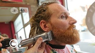 Master Barber Shows How to Shape Up Your Beard [upl. by Nirrek]