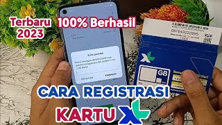 Cara Registrasi Kartu XL Terbaru 2023 [upl. by Ainit778]