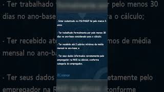 Quem tem direito ao PIS PASEP Veja os requisitos do ABONO SALARIAL [upl. by Gassman791]