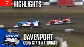 Corn State Nationals  Lucas Oil MLRA Late Models at Davenport Speedway 91424  Highlights [upl. by Cissiee179]