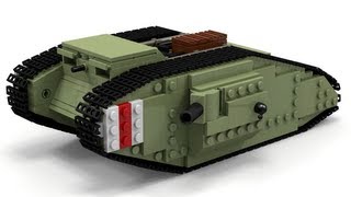 Lego WWI Mark IV Tank Instructions [upl. by Hitchcock715]