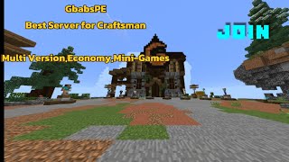 New Server for Craftsman And Mastercraft  GbabsPE  MultiVersion [upl. by Nyleaj]