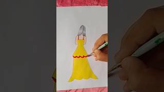 💫 girl Drawing 💕✨  viral  Trending  Shorts  drawing [upl. by Aelat821]