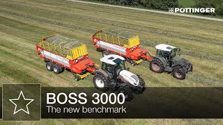 BOSS 3000 Loader wagon – Highlights  PÖTTINGER [upl. by Analle]