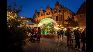 WELCOME TO BEAUTIFUL GDANSK CHRISTMAS MARKET JARMARK SWIATECZNY  TRAVEL AND FOOD TV [upl. by Icnarf]