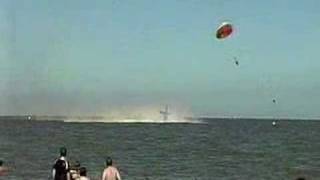 Plane Crashes into water Pilot Ejects [upl. by Mill]