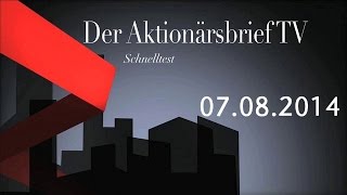 11082014  Schnelltest Der Aktionärsbrief [upl. by Eelime935]