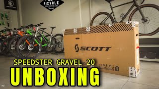 scott speedster gravel 20  unboxing  𝗳𝗶𝘅𝘆𝗰𝗹𝗲 wayanad [upl. by Anerok634]