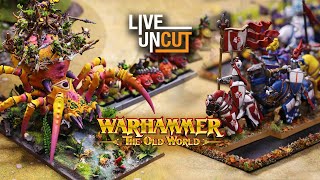 Warhammer Old World Live Gameplay Tycho hosts two avid players of Fantasy [upl. by Serle]