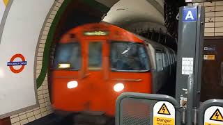 Bakerloo Line 1972 Stock Trains At Piccadilly Circus Station [upl. by Gerdy6]