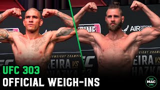 UFC 303 Official Weighins [upl. by Leynwad]