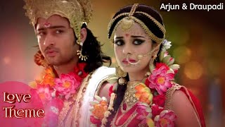 Arjun and Draupadi ❤️ Love ❤️ Theme  Star Plus Mahabharat  ArjunDraupadi❤️❤️ [upl. by Nattie264]