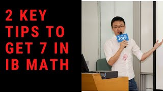 2 KEY TIPS FOR LEVEL 7 IN IB MATH [upl. by Essilrahc]