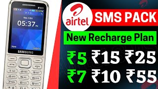 airtel sms pack 2024  airtel sms plans new recharge  airtel ka sms pack recharge new 2024 new pack [upl. by Spancake]