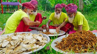 Tawa Chicken amp Traditional Bengali Cake Making  Grandpas Tawa Chicken  Food for Special People [upl. by Eirhtug]