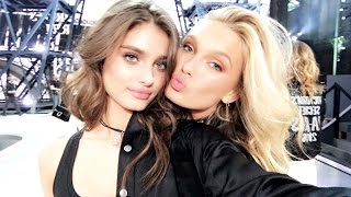 Victorias Secret Fashion Show 2016  Taylor Hill Snapchat Videos  November 27 2016 [upl. by Neelcaj]