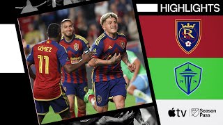 Real Salt Lake vs Seattle Sounders FC  Full Match Highlights  May 15 2024 [upl. by Acisey]