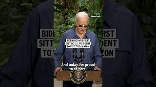 Biden becomes first sitting US president to visit the Amazon rainforest [upl. by Adlee]