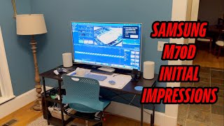 Samsung 43quot Smart Monitor M7 M70D Initial Impressions [upl. by Alacim]