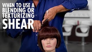 Texturizing Thinning And Blending Shears Which To Use And When [upl. by Tiena598]