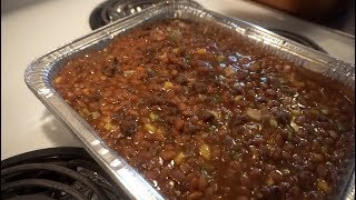 The Best Baked Beans with Ground Beef Recipe  BBQ Baked Beans  Southern Smoke Boss [upl. by Culbert]