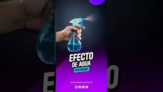 Efecto de Agua para Atomizador en Photoshop [upl. by Uht101]