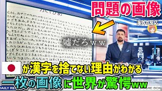 【海外の反応】「日本人の正しさが証明された…」ある一枚の画像で日本が漢字を捨てなかった理由が明らかに！！その結果、漢字を捨てた韓国人たちは唖然…【日本人も知らない真のニッポン】 [upl. by Ramad442]