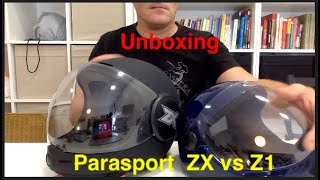 Podwójny unboxing integralnych kasków spadochronowych Parasport Z1 i ZX [upl. by Funda]