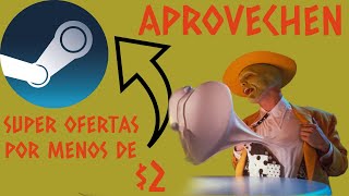 BRUTALES OFERTAS EN STEAM JUEGOS POR MENOS DE 2 [upl. by Anilet]