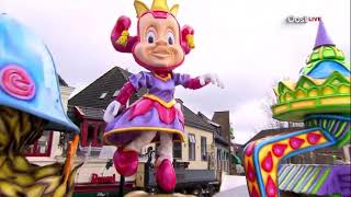 Gigantische Eftelingwagens bij carnavalsoptocht 2023 in Oldenzaal RTV Oost [upl. by Esra788]