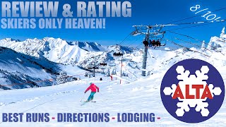 Alta Ski Resort Review and Rating [upl. by Fraze735]