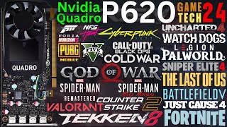 Nvidia Quadro P620 Gaming Performance in 2024 [upl. by Orr367]