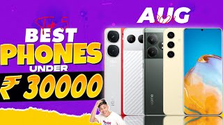 Top 5 Best Phone Under 30000 in August 2024  Best Flagship Smartphone Under 30000 in INDIA [upl. by Ahsenrad205]