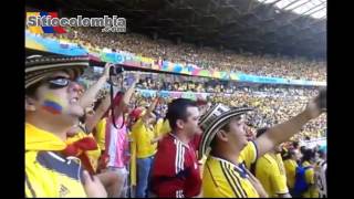 Himno de Colombia a Capella en el Mundial Brasil 2014 [upl. by Bekaj]