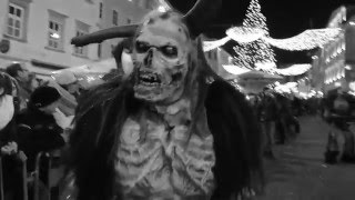 Krampusshow Villach 2015  Schwarze Horde [upl. by Perdita341]