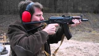 AKS 74U fun shooting in Slovakia [upl. by Pomfrey]