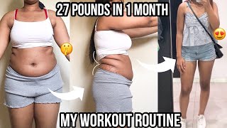 My Full Week of Workouts for a 12 Kg weight loss in 1 month  This changed everything [upl. by Nagey]