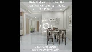 3BHK Under Construction Flat For Sell Near Khodiyar Dairy Vasna road vadodara new home [upl. by Knoll668]