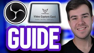 How To Use A Capture Card With OBS Studio For Beginners 2024 [upl. by Sirdna]