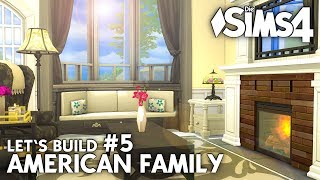 Die Sims 4 Haus bauen  American Family 5 Kaminzimmer deutsch [upl. by Nadruoj]