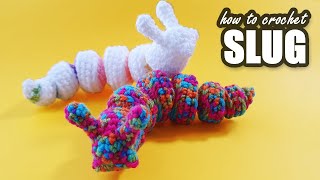 How to crochet a quotFidgetquot Slug [upl. by Rizika]