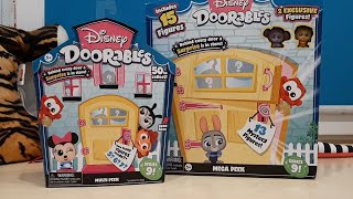 Disney Doorables Series 9 Mega Peek Opening Figures Review [upl. by Coralie]