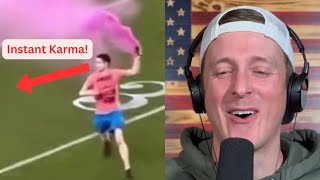 Woke activist runs on field and it does not end well  TRY NOT TO LAUGH 182 [upl. by Paderna305]