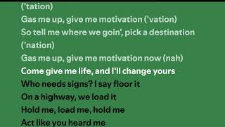 Tyla  PUSH 2 START Lyrics [upl. by Naj411]