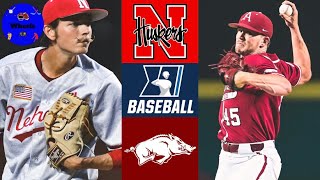 Nebraska vs 1 Arkansas  Fayetteville Regional Winners Bracket  2021 College Baseball Highlights [upl. by Aihsikal]